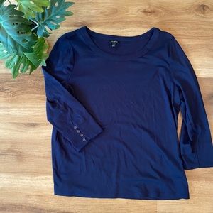Talbots Quarter Sleeve Top